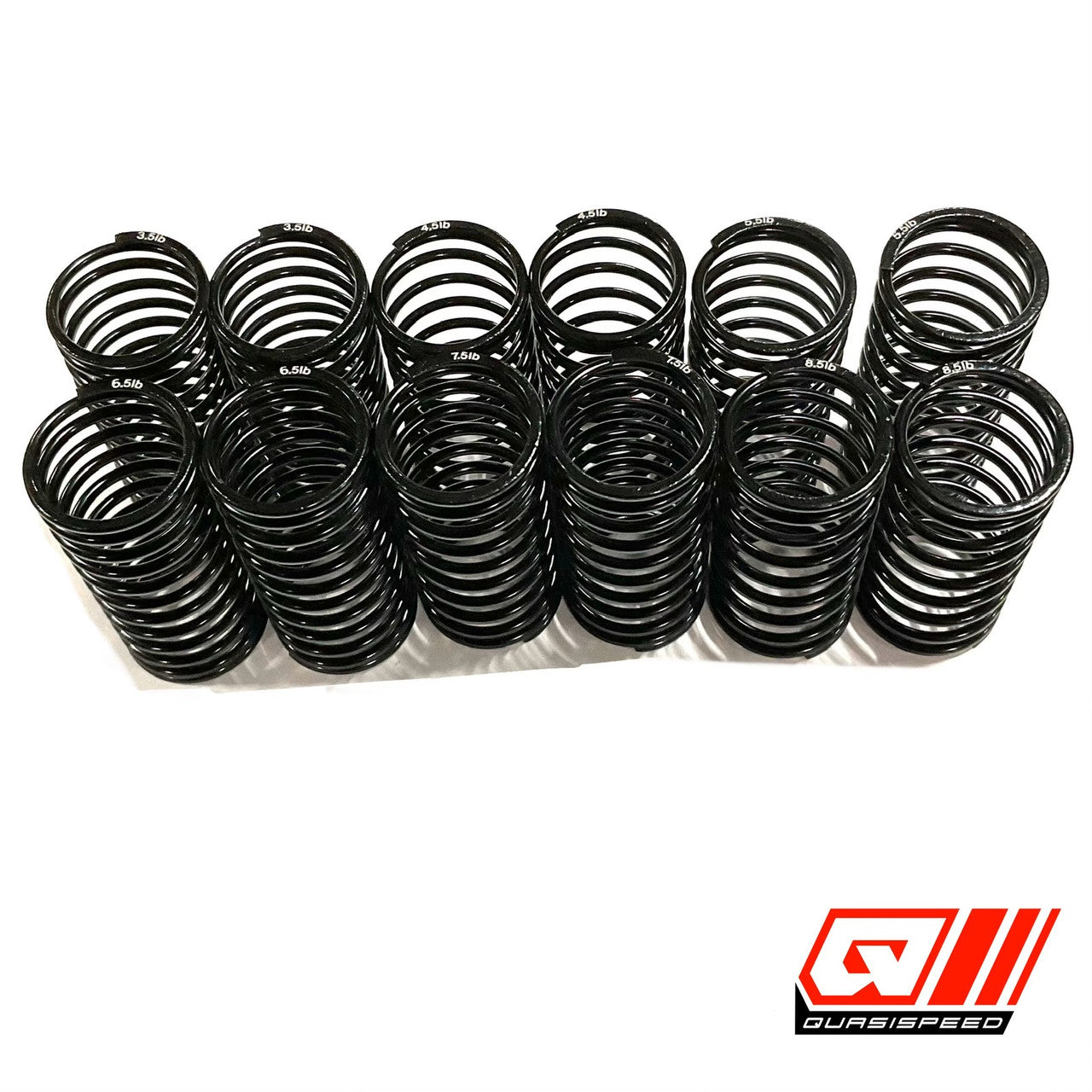 Big Bore Low Frequency Shock Springs in Pairs