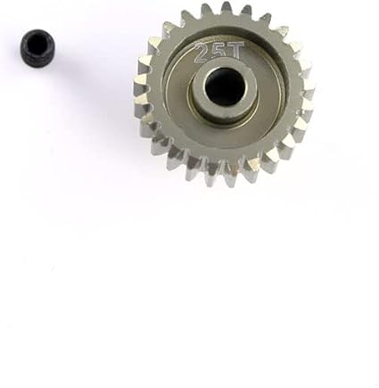 48DP Pinion Gear, 25T, Hard-Anodized Aluminum