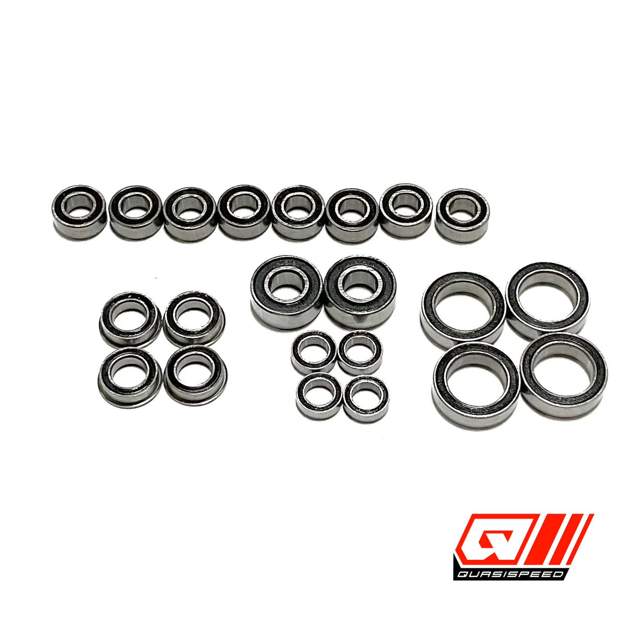 Complete Rubber Tire Steel bearing set