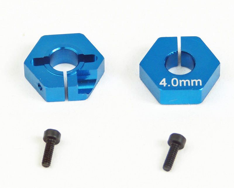 12MM CLAMPING HEX for 5MM AXLE, 4MM OFFSET (pr)