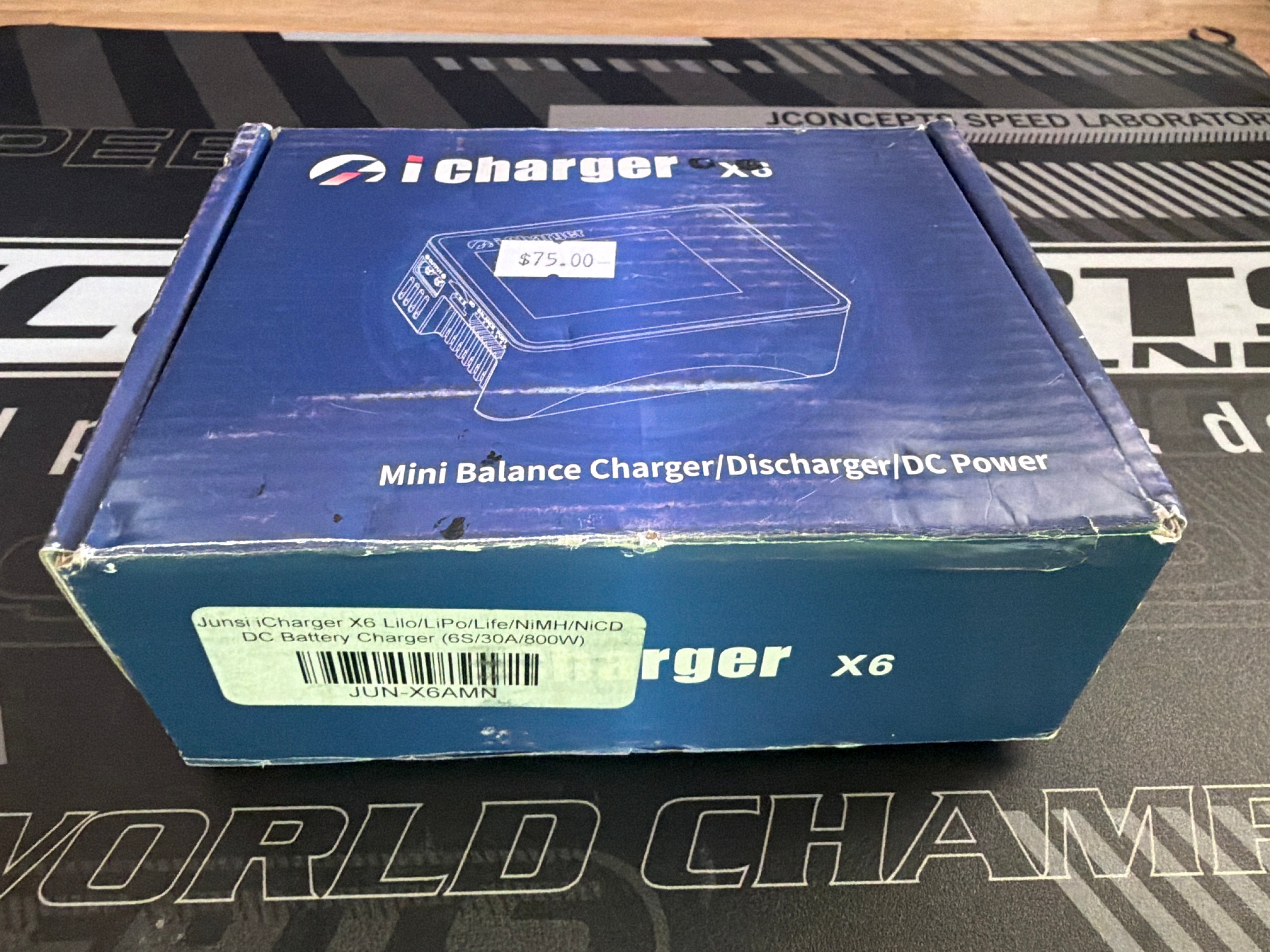 Junsi iCharger X6 lilo/Lipo/LiFe/NiMH/NiCD DC Battery Charger 6s/30A/800W