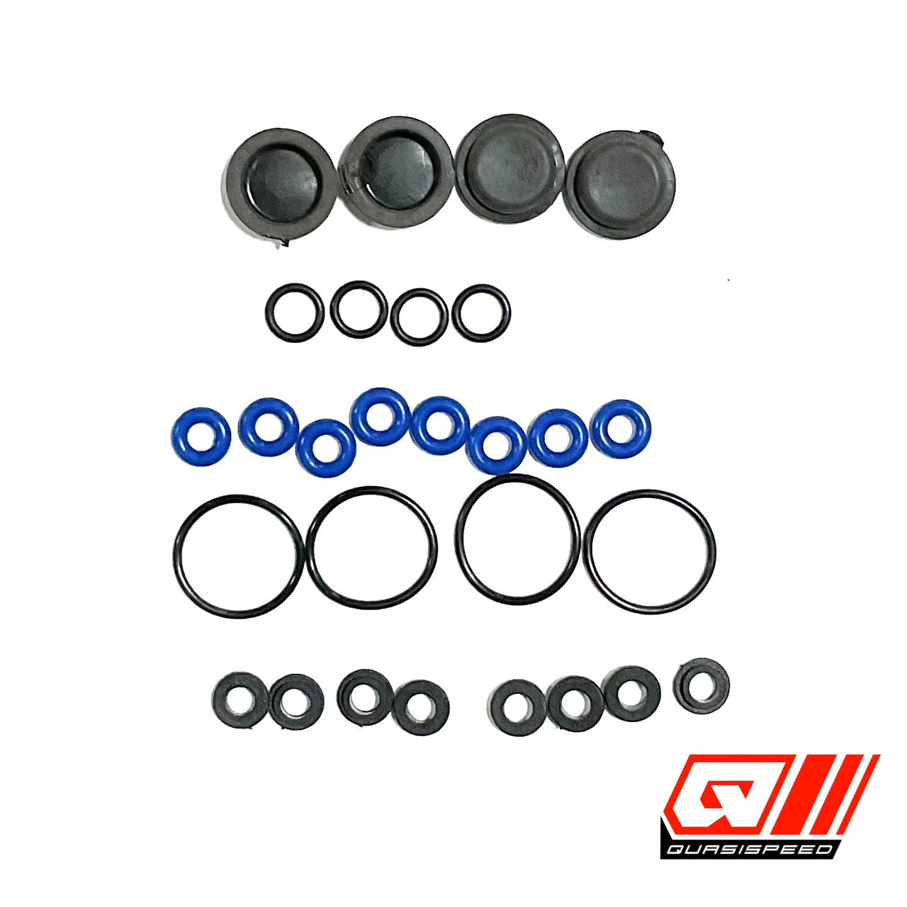 Small Bore Shock Rebuild Kit w/Guides