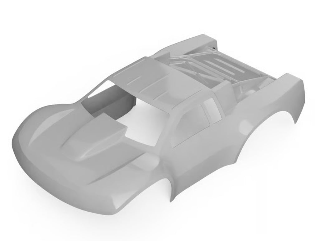 Raw Speed RC Interceptor 1/10 Short Course Body (Clear)