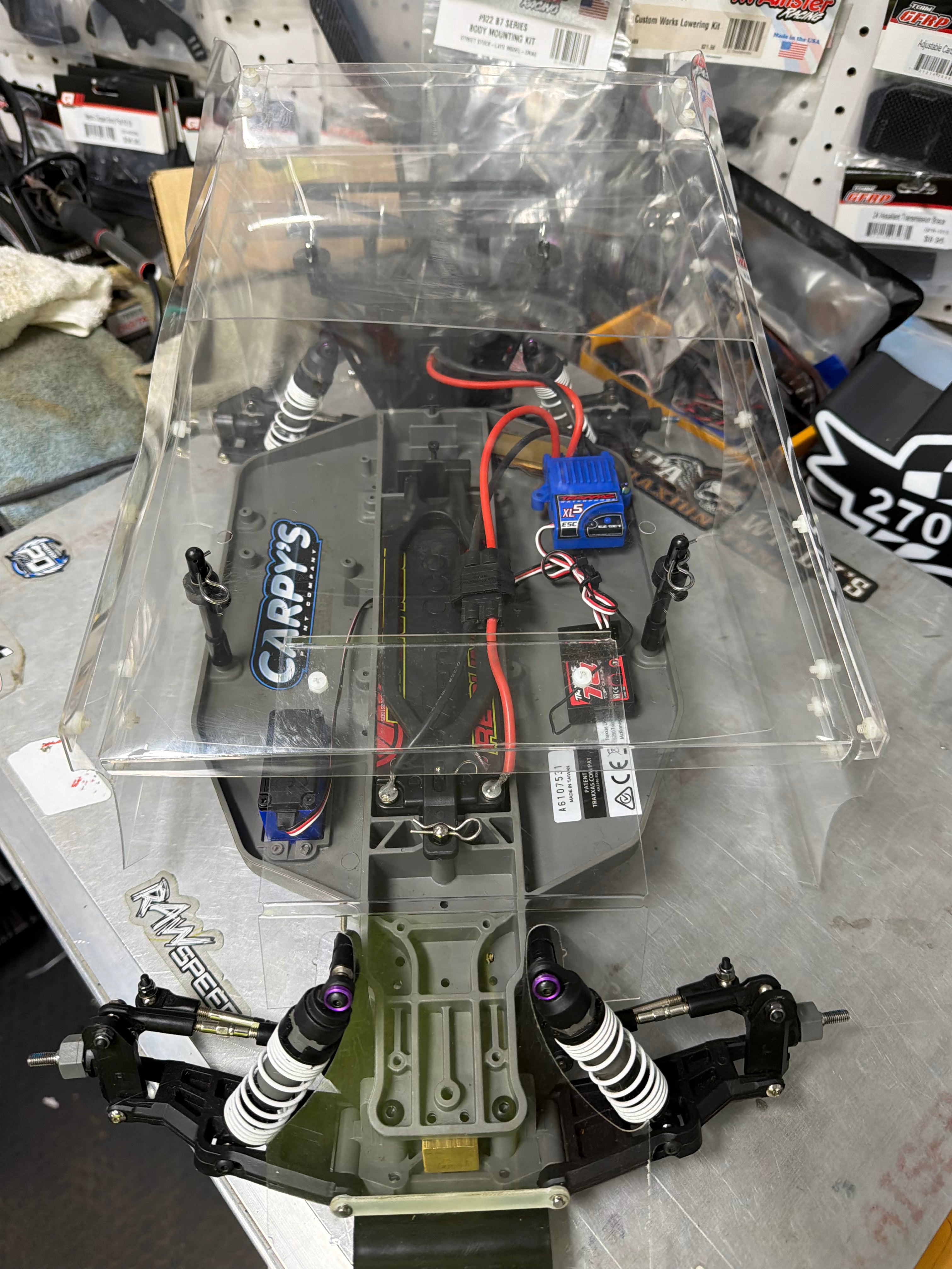 Traxxas Mudboss 
HCG xl5 Titan 12 Turn
Redline Battery 8200 Lipo