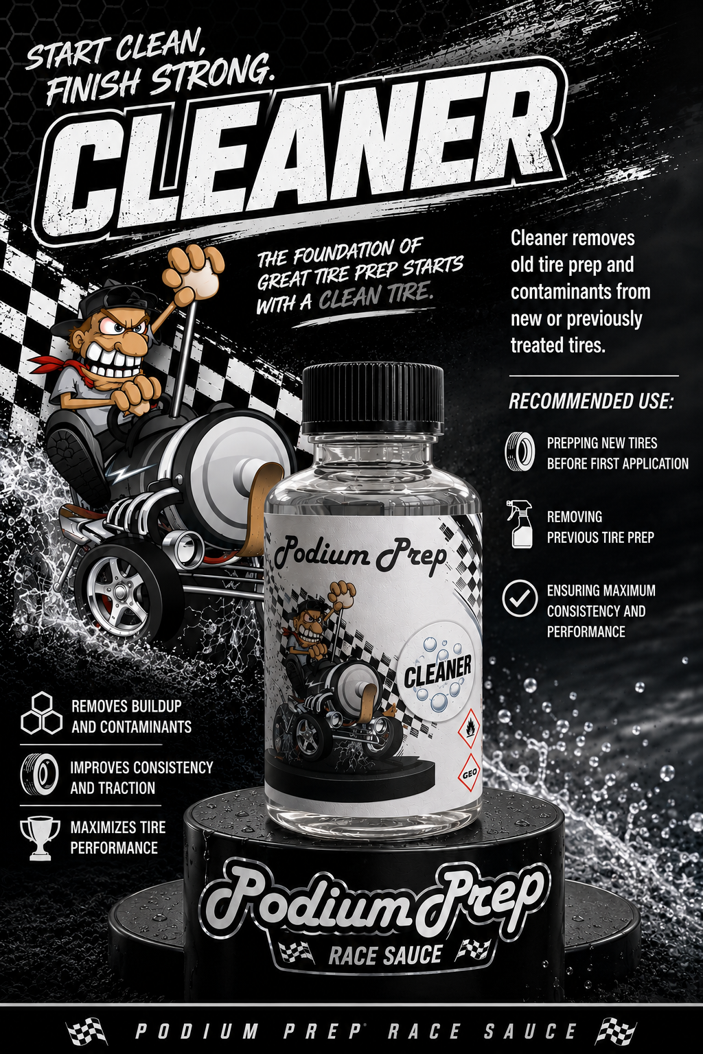 Cleaner-Podium Prep