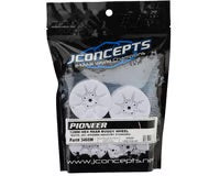 JConcepts Pioneer 2.2 Rear Buggy Wheels (White) (4) w/12mm Hex