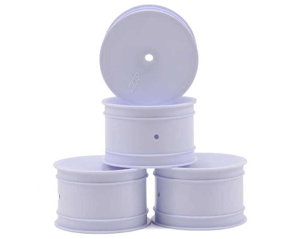 JConcepts Mono 2.2 Rear Wheels (White) (4) (B7/B6/B74/RB6) w/12mm Hex