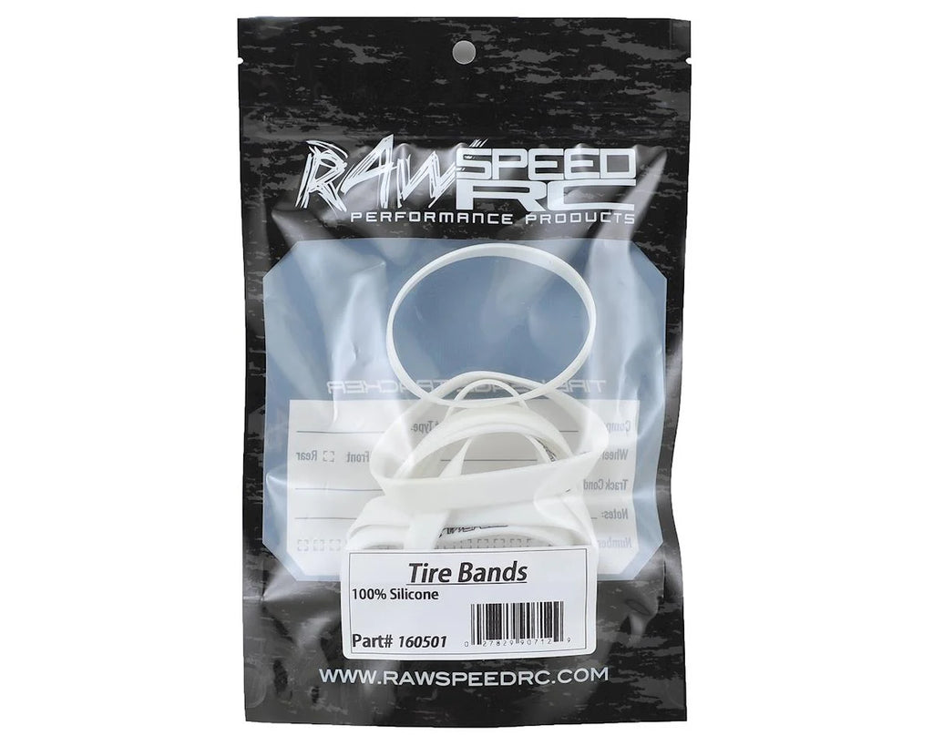 Raw Speed RC 100% Silicone Tire Bands (8)