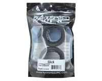 Raw Speed RC Slick 2.2" 1/10 2WD Front Buggy Tires (2) (Clay) w/Foam Inserts