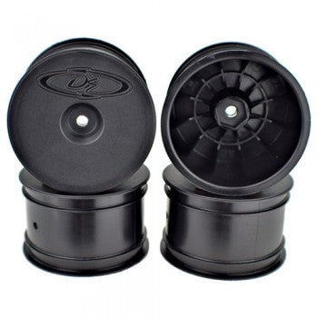Speedline Buggy Wheels for Associated B6.1 - B64 / TLR 22 - 22X-4 / Rear / BLACK / 4pcs
